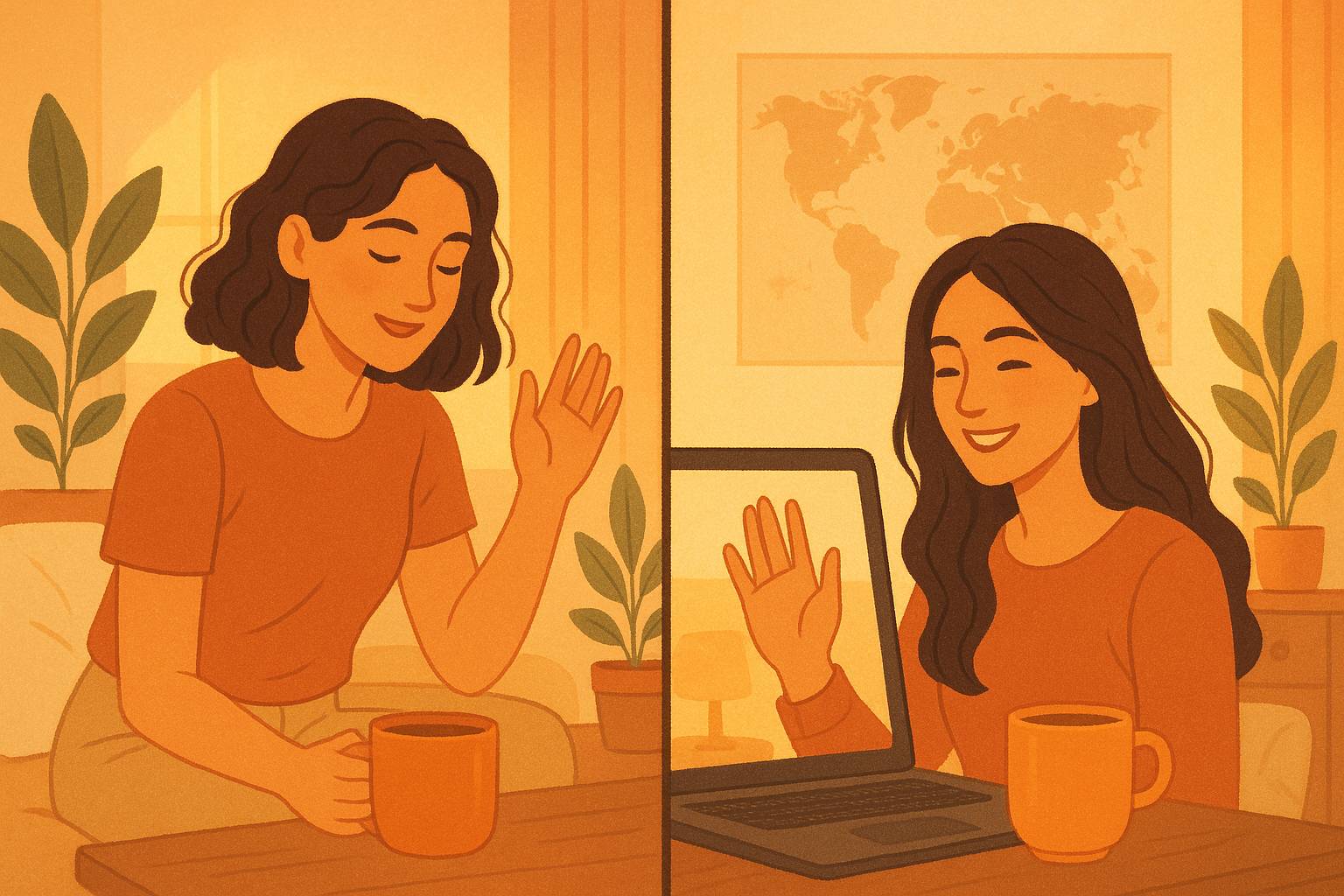 Frases de amistad para amigas que están lejos