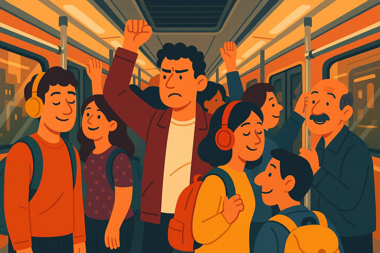 Frases divertidas sobre el transporte público para sobrevivir al día a día